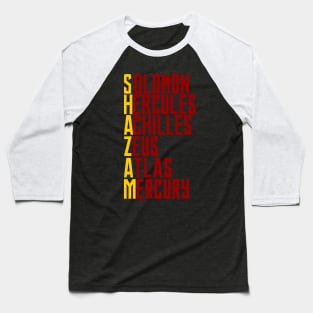 Shazam Baseball T-Shirt